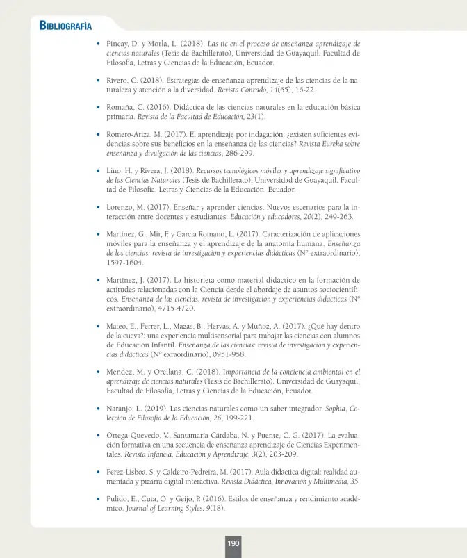 Página 191 de Ciencias Naturales – Segundo Básico | Texto del Estudiante MINEDUC – Descargar PDF · 2024