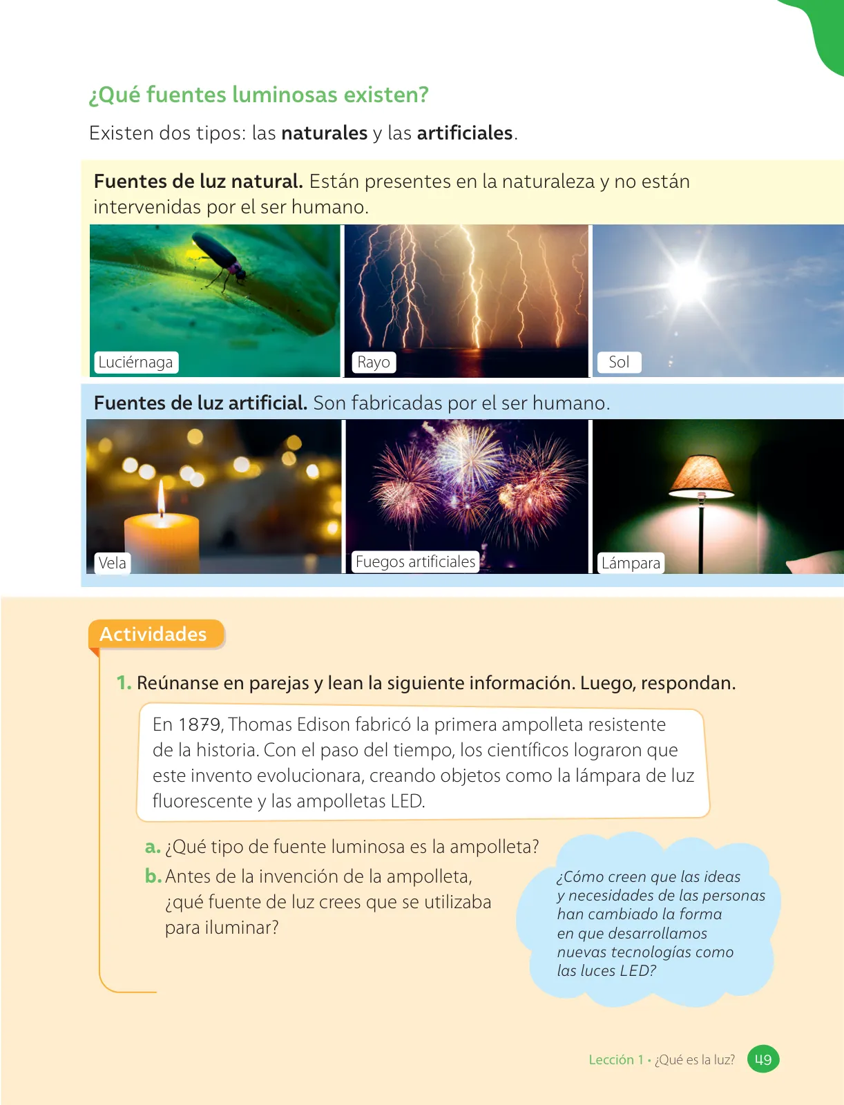 Página 51 de Ciencias Naturales – Tercero Básico | Texto del Estudiante MINEDUC – Descargar PDF · 2024