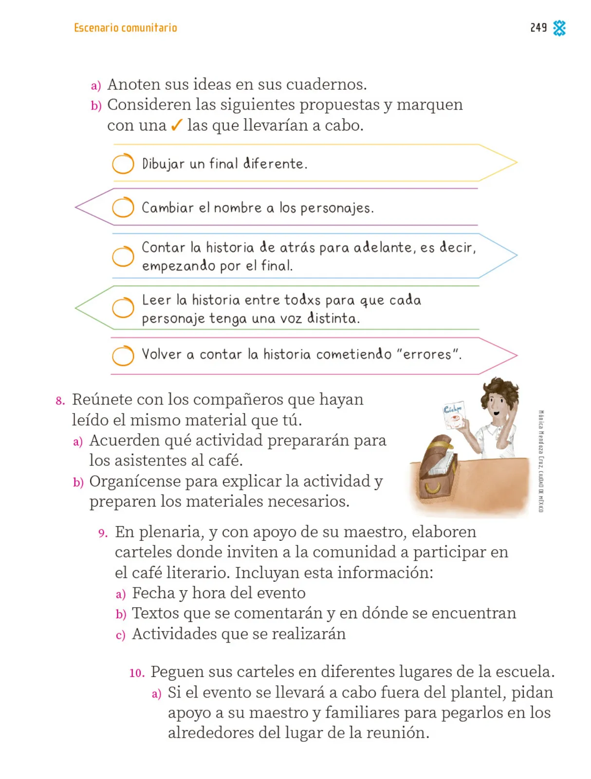 Miniatura página 250 de Proyectos Comunitarios.   Libro de Educación Primaria Grado 1°  Ciclo Escolar 2025 - 2026