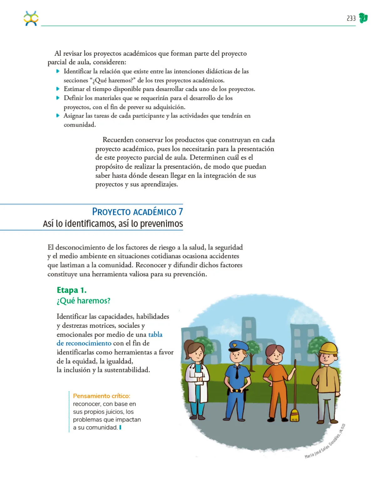 Miniatura página 234 de Colección Nanahuatzin. Nuestro libro de Proyectos.  Tomo II.  Libro de Educación Telesecundaria Grado 3°  Ciclo Escolar 2025 - 2026