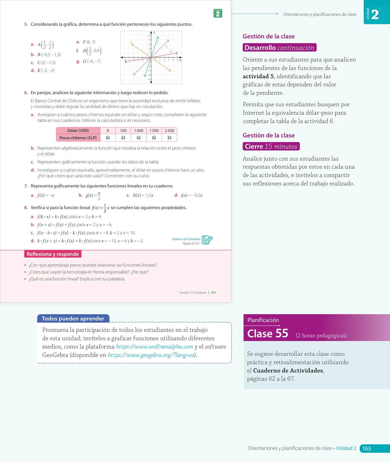 Miniatura página 165 de Matemática – Octavo Básico | Texto del Estudiante MINEDUC – Descargar PDF · 2024