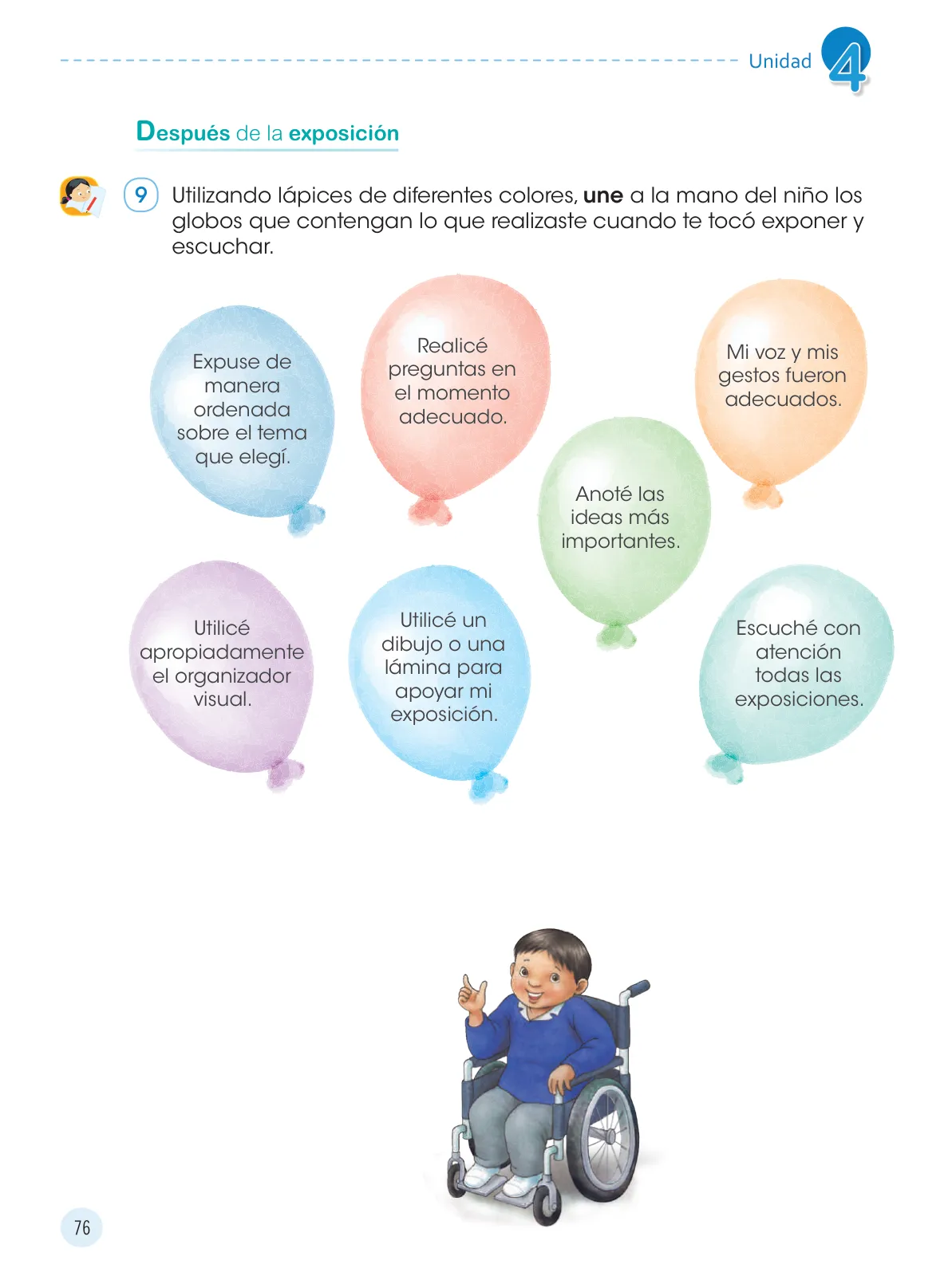 Miniatura página 78 de Comunicación 4 : cuaderno de trabajo para cuarto grado de Educación Primaria 2019 · 2019