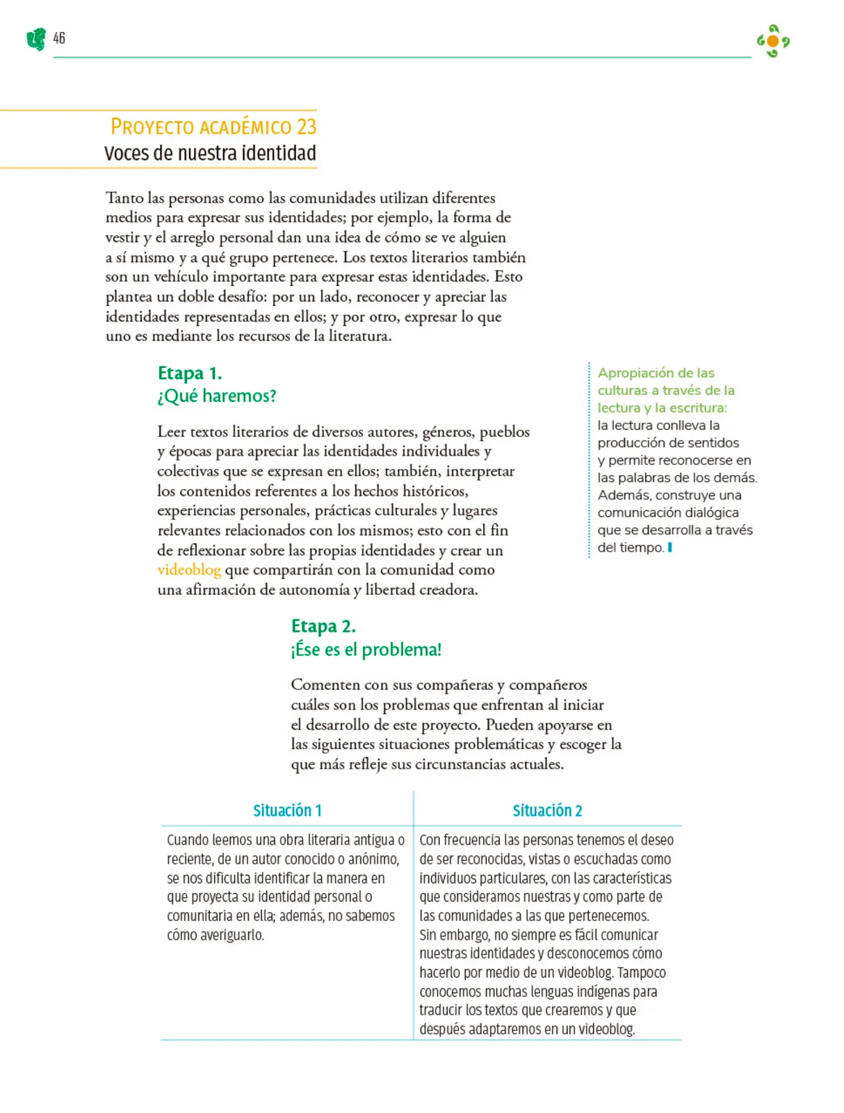 Miniatura página 47 de Colección Sk´asolil. Nuestro libro de Proyectos.  Tomo II.  Libro de Educación Telesecundaria Grado 2°  Ciclo Escolar 2025 - 2026