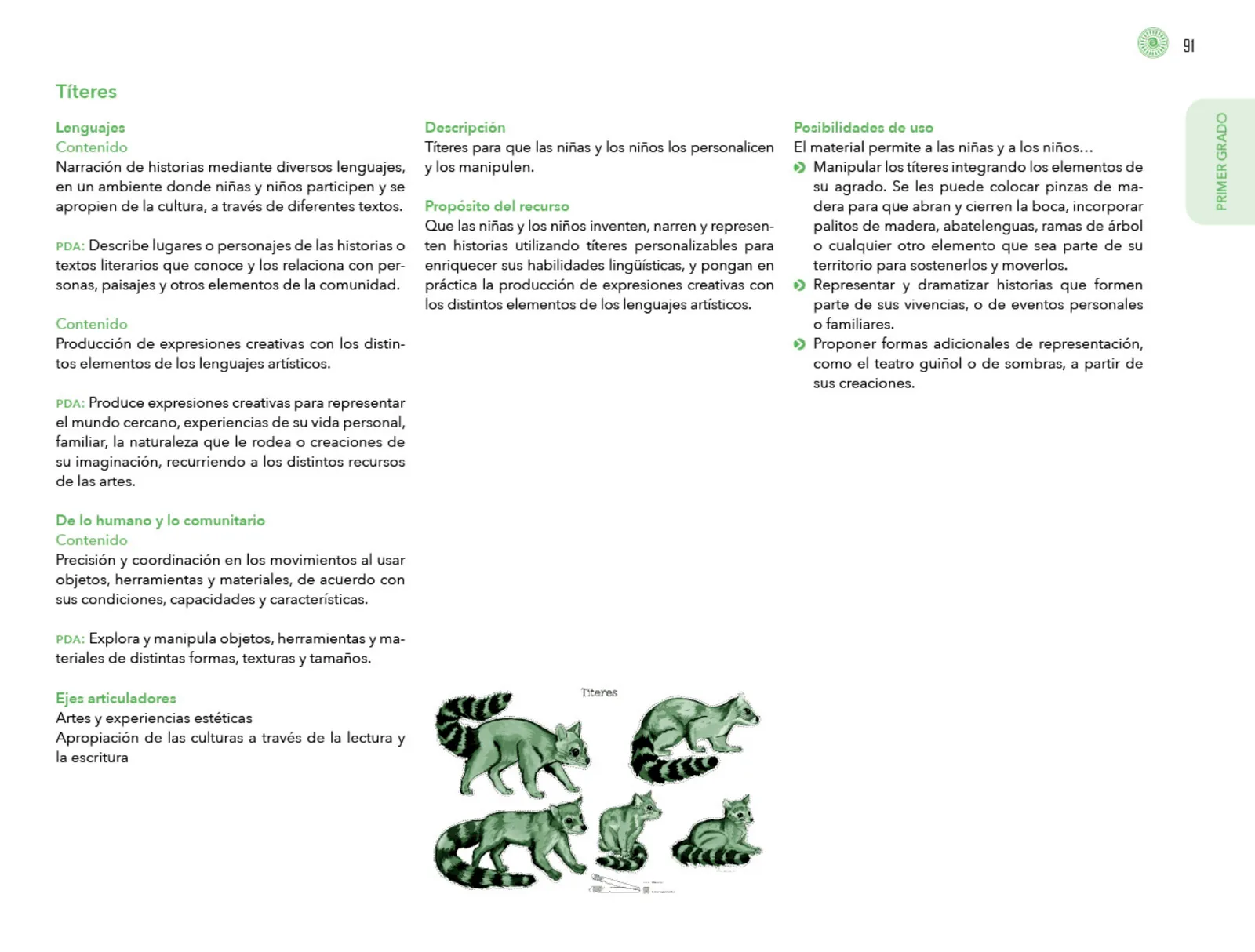 Miniatura página 92 de Posibilidades de trabajo para la acción transformadora y el codiseño. Ficheros. Fase 2  Libro de Educación Preescolar Grado 1°, 2°, 3°  Ciclo Escolar 2025 - 2026