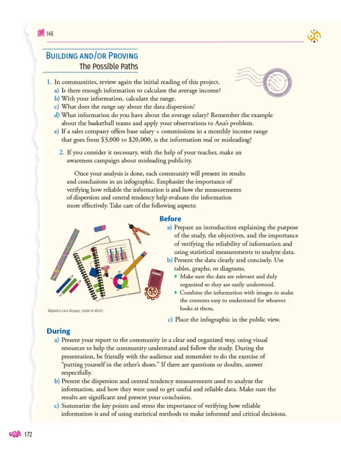 Página 173 de Uérakua anapu uantakua. Projects and Readings. Libro de Educación Telesecundaria Grado 3° Ciclo Escolar 2025 - 2026