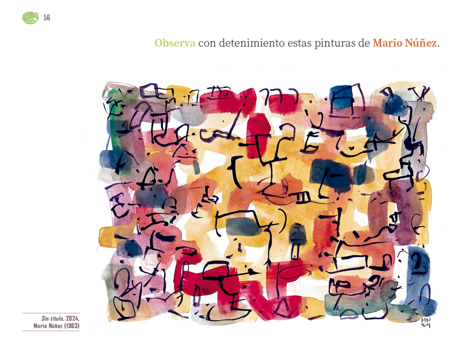 Página 57 de Múltiples lenguajes. Libro de Educación Preescolar Grado 1° Ciclo Escolar 2025 - 2026