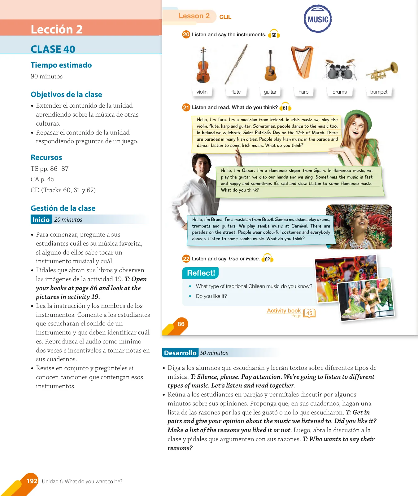 Página 56 de Inglés – Quinto Básico | Texto del Estudiante MINEDUC – Descargar PDF · 2024