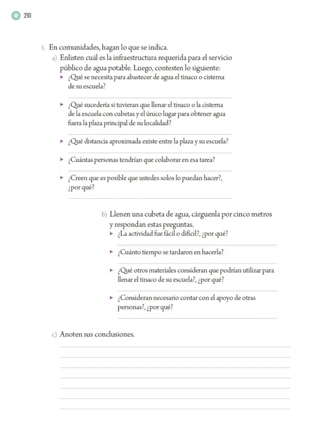 Página 213 de Proyectos Escolares. Libro de Educación Primaria Grado 6° Ciclo Escolar 2025 - 2026