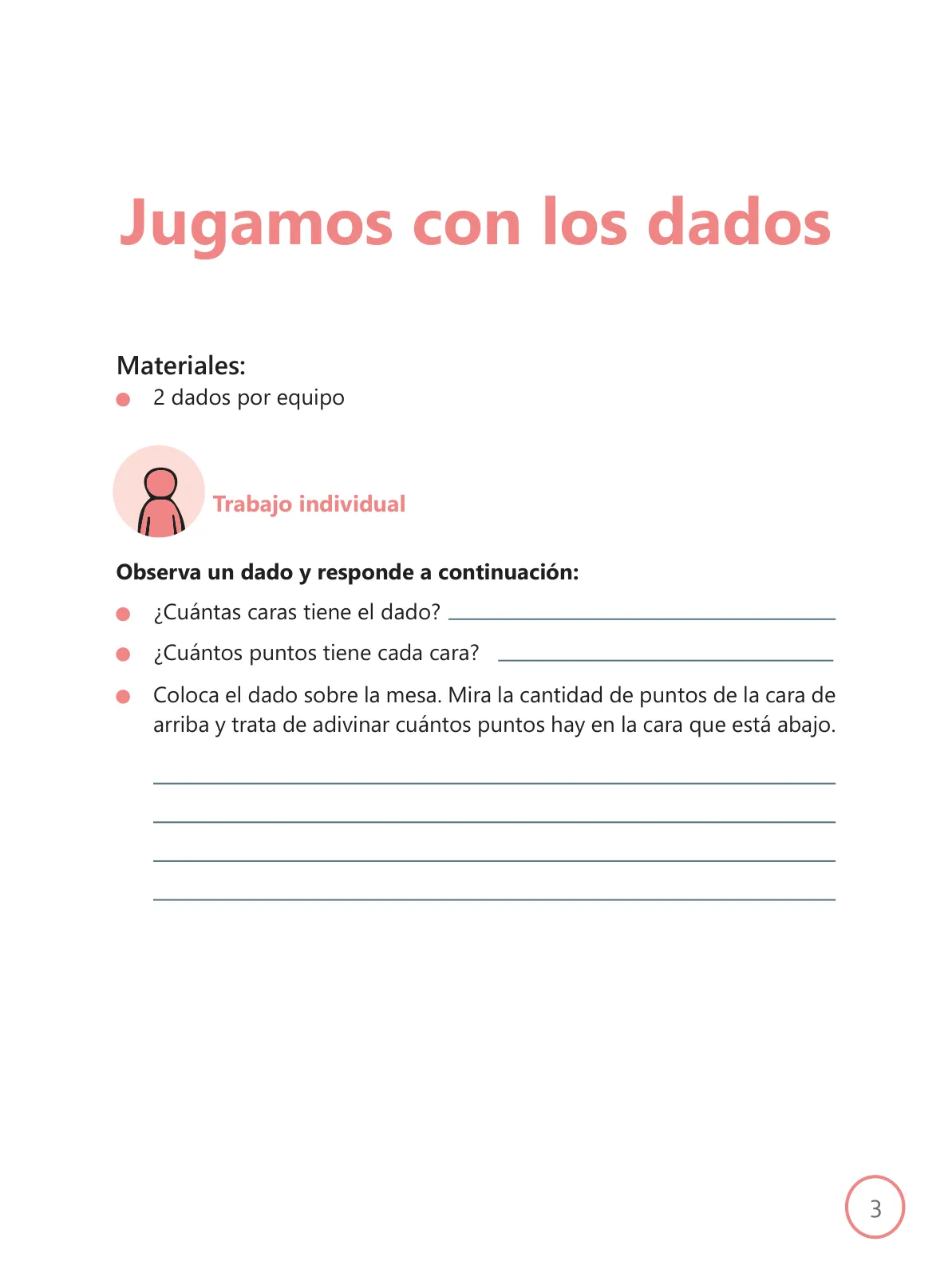 Página 3 de Kit de evaluación Entrada 3 Demostrando lo que aprendimos : Matemática, segundo trimestre, Cuarto grado - Primaria · 2019