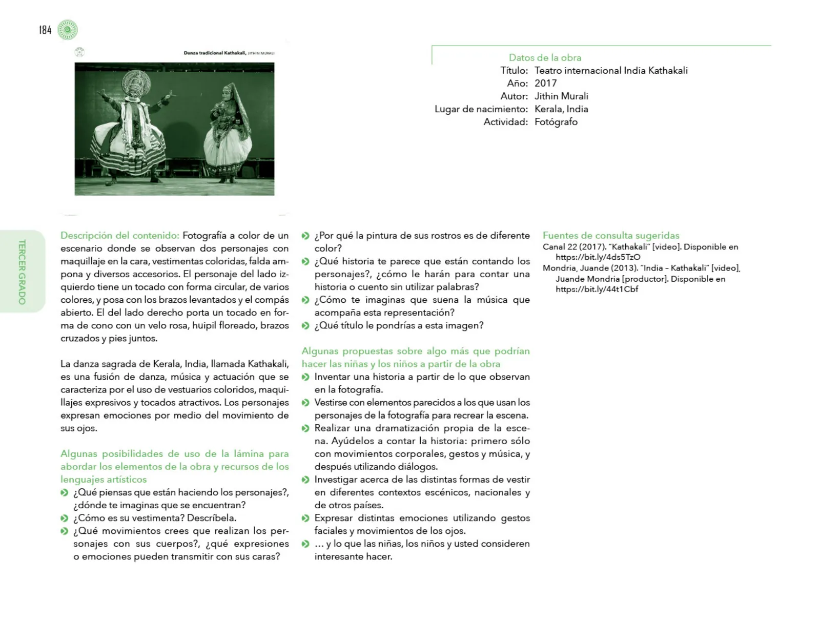 Miniatura página 185 de Posibilidades de trabajo para la acción transformadora y el codiseño. Ficheros. Fase 2  Libro de Educación Preescolar Grado 1°, 2°, 3°  Ciclo Escolar 2025 - 2026