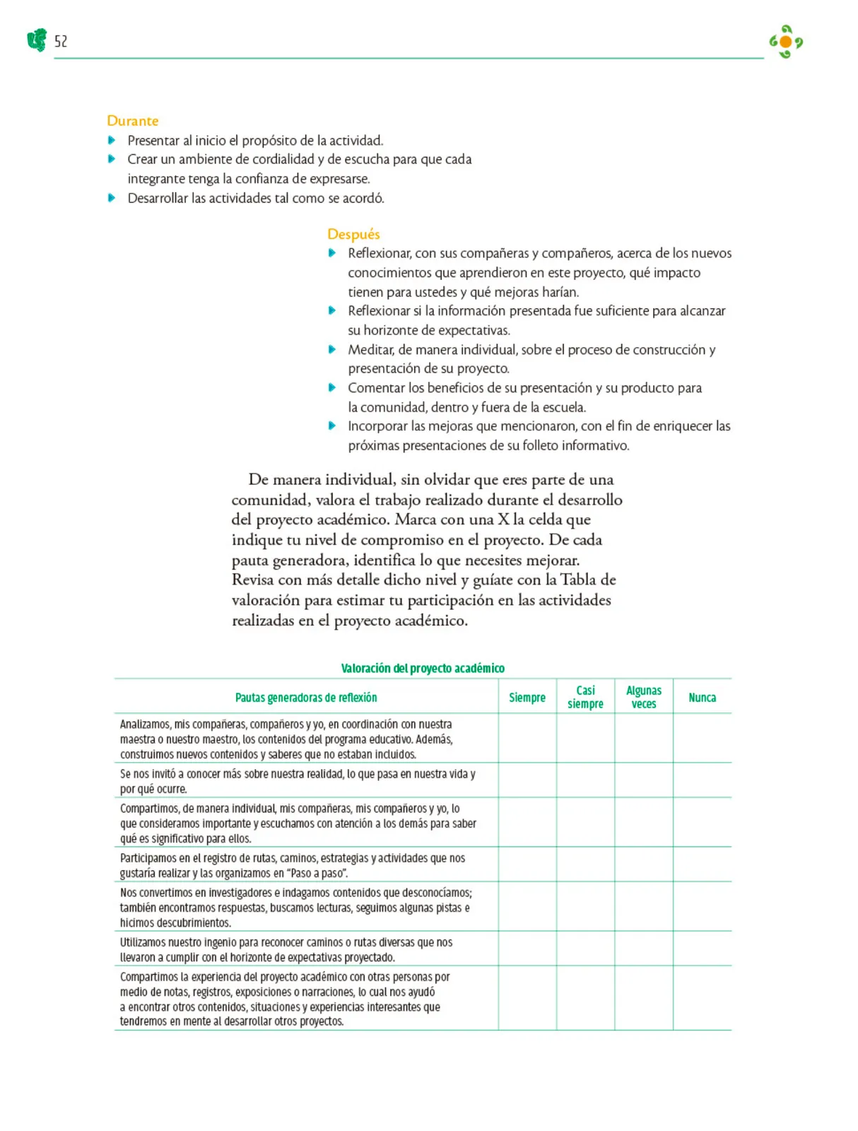Página 53 de Colección Sk´asolil. Nuestro libro de Proyectos. Tomo III. Libro de Educación Telesecundaria Grado 2° Ciclo Escolar 2025 - 2026