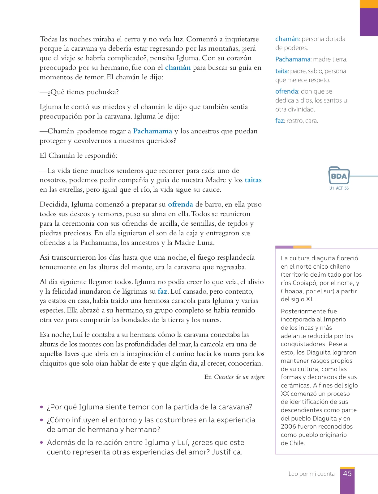 Miniatura página 47 de Lengua y Literatura – Octavo Básico | Texto del Estudiante MINEDUC – Descargar PDF · 2024