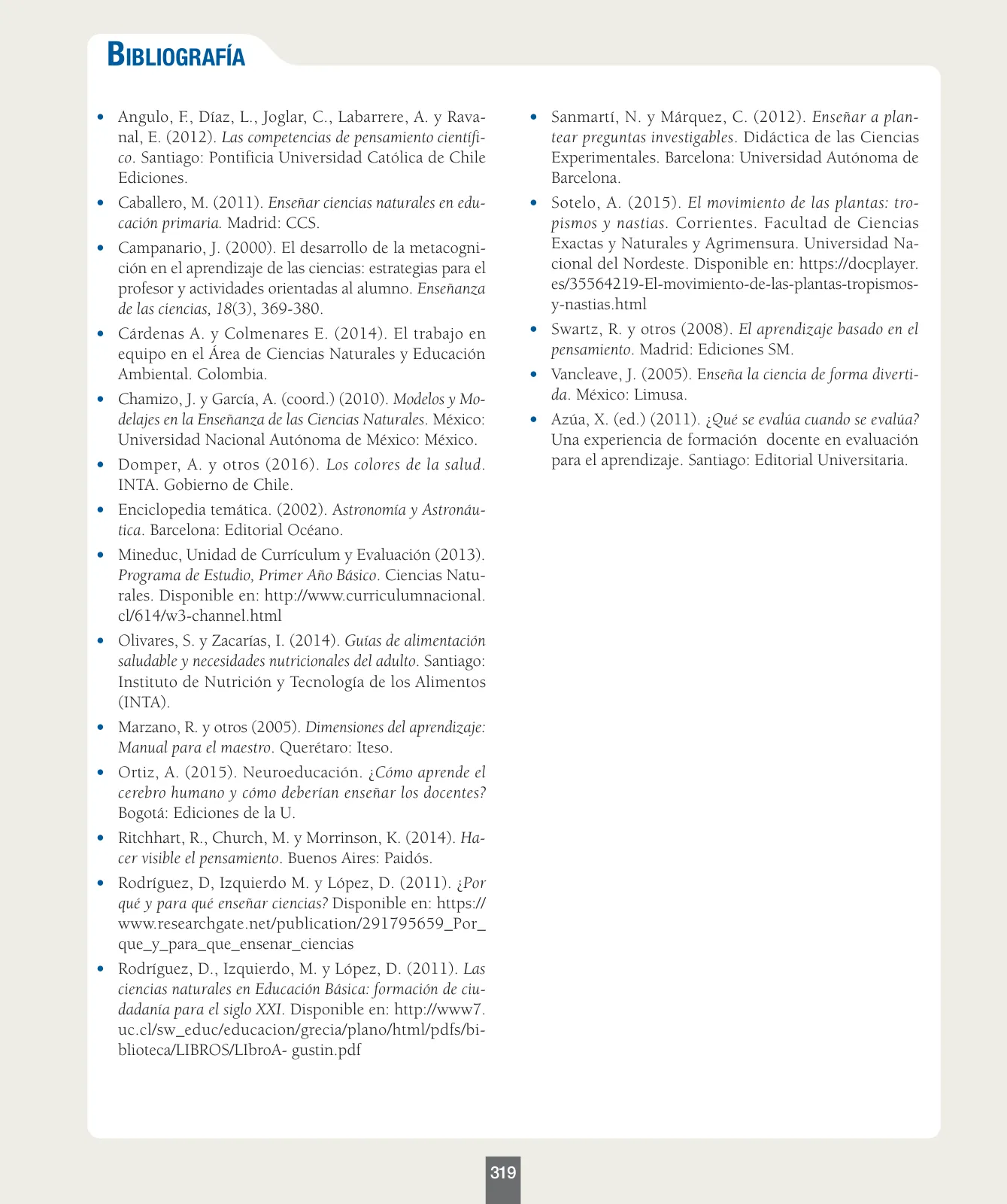 Miniatura página 128 de Ciencias Naturales – Primero Básico | Texto del Estudiante (MINEDUC) – Descargar PDF · 2024