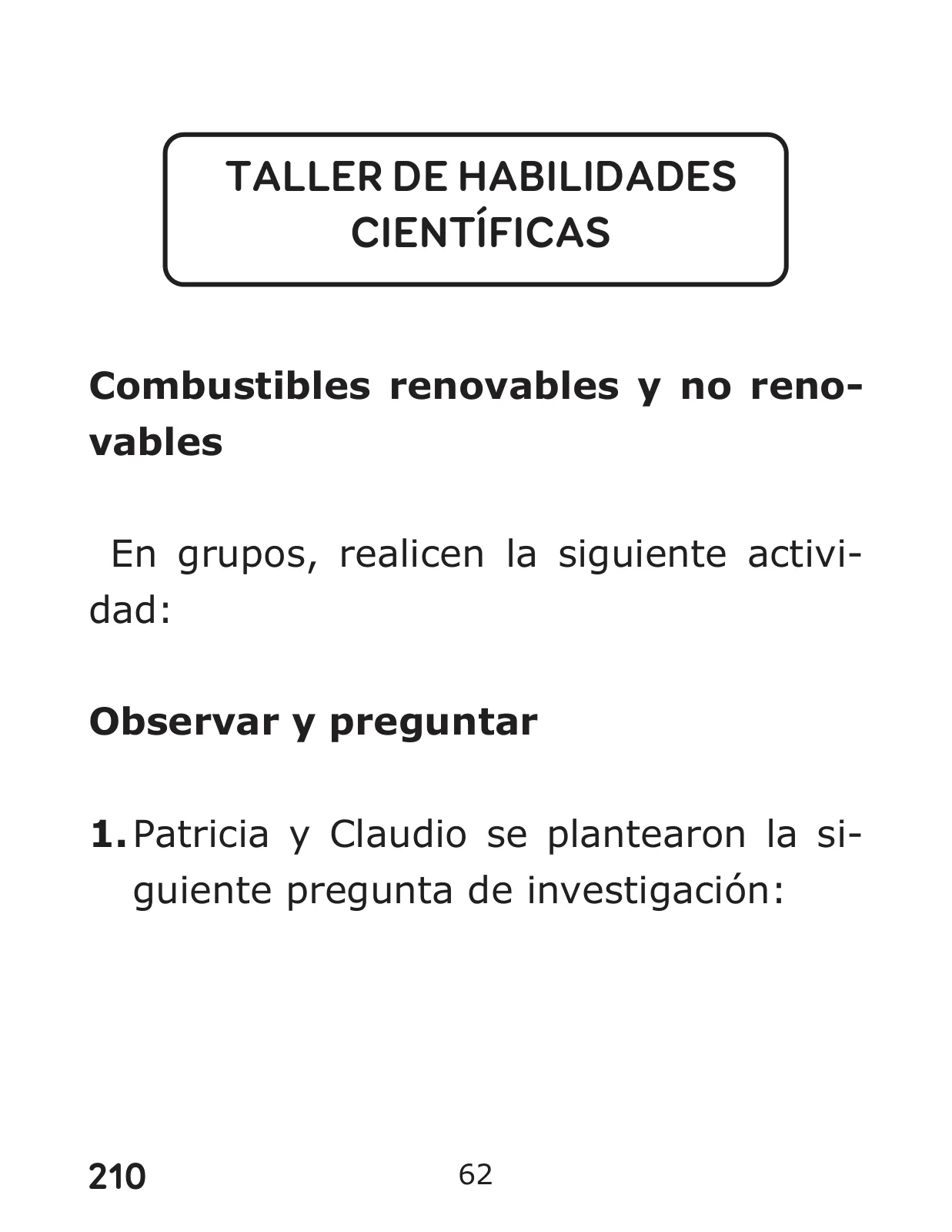 Página 210 de Libro de Ciencias Naturales – Quinto Básico | Texto del Estudiante MINEDUC – Descargar PDF · 2024