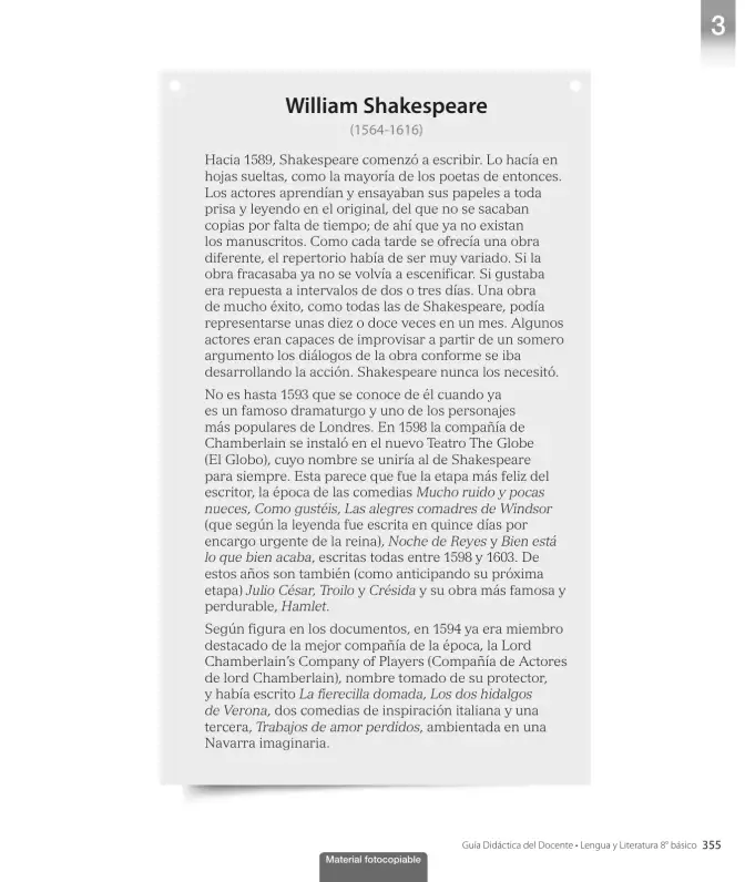 Página 127 de Lengua y Literatura – Octavo Básico | Texto del Estudiante MINEDUC – Descargar PDF · 2024