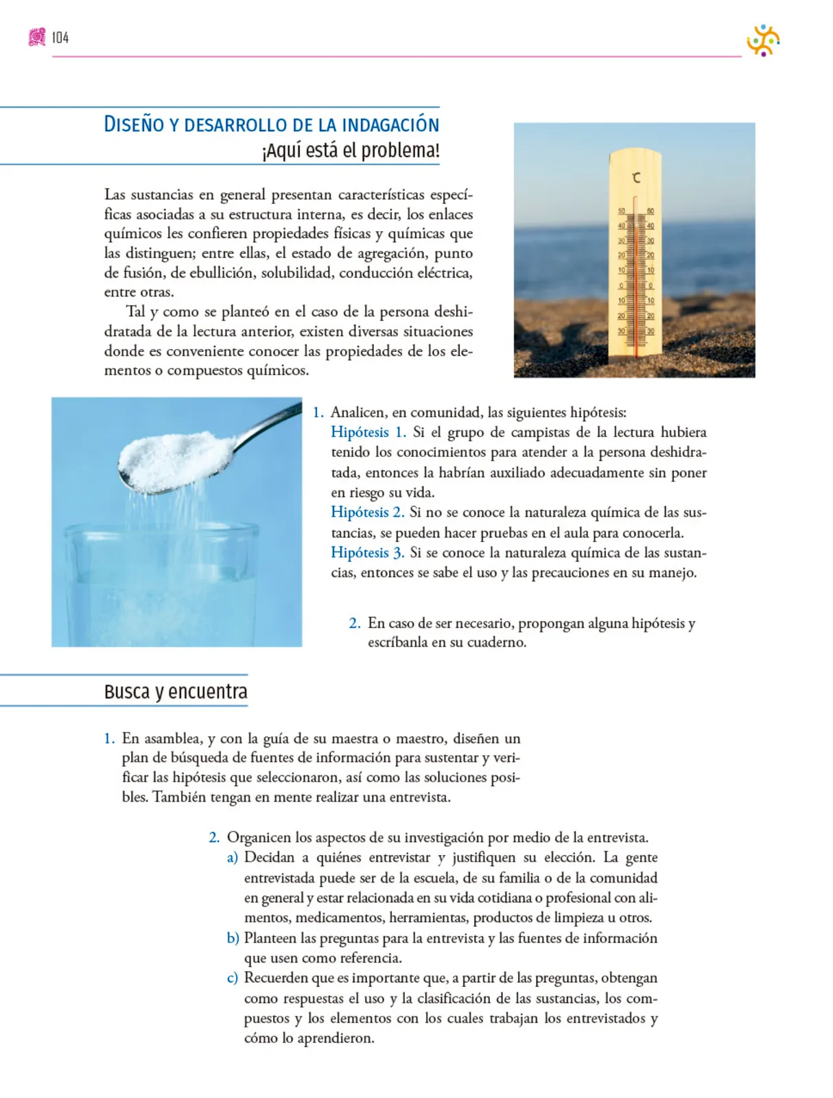 Miniatura página 105 de Colección Nanahuatzin. Nuestro libro de proyectos.   Libro de Educación Secundaria Grado 3°  Ciclo Escolar 2025 - 2026
