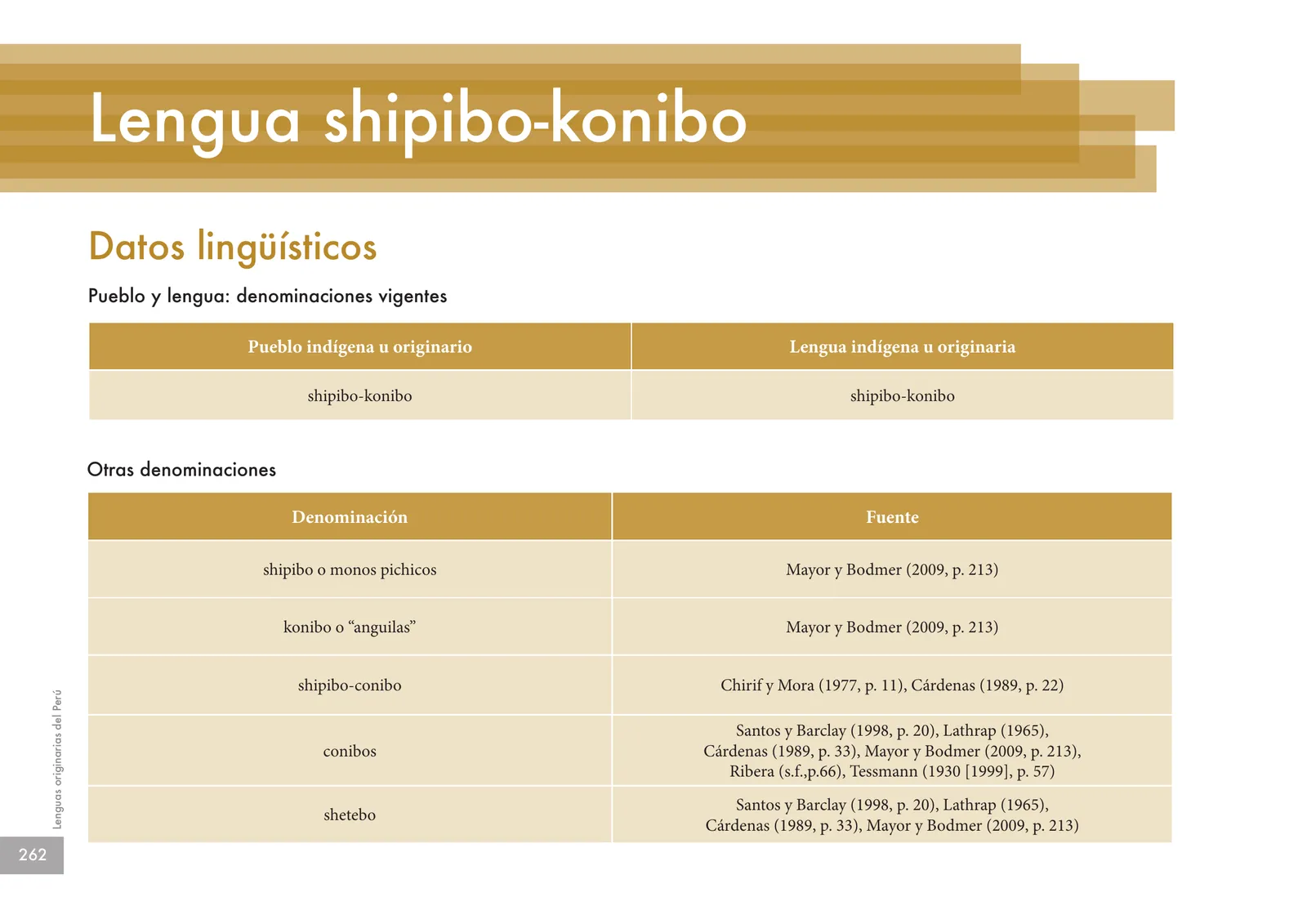 Página 264 de Lenguas originarias del Perú · 2018