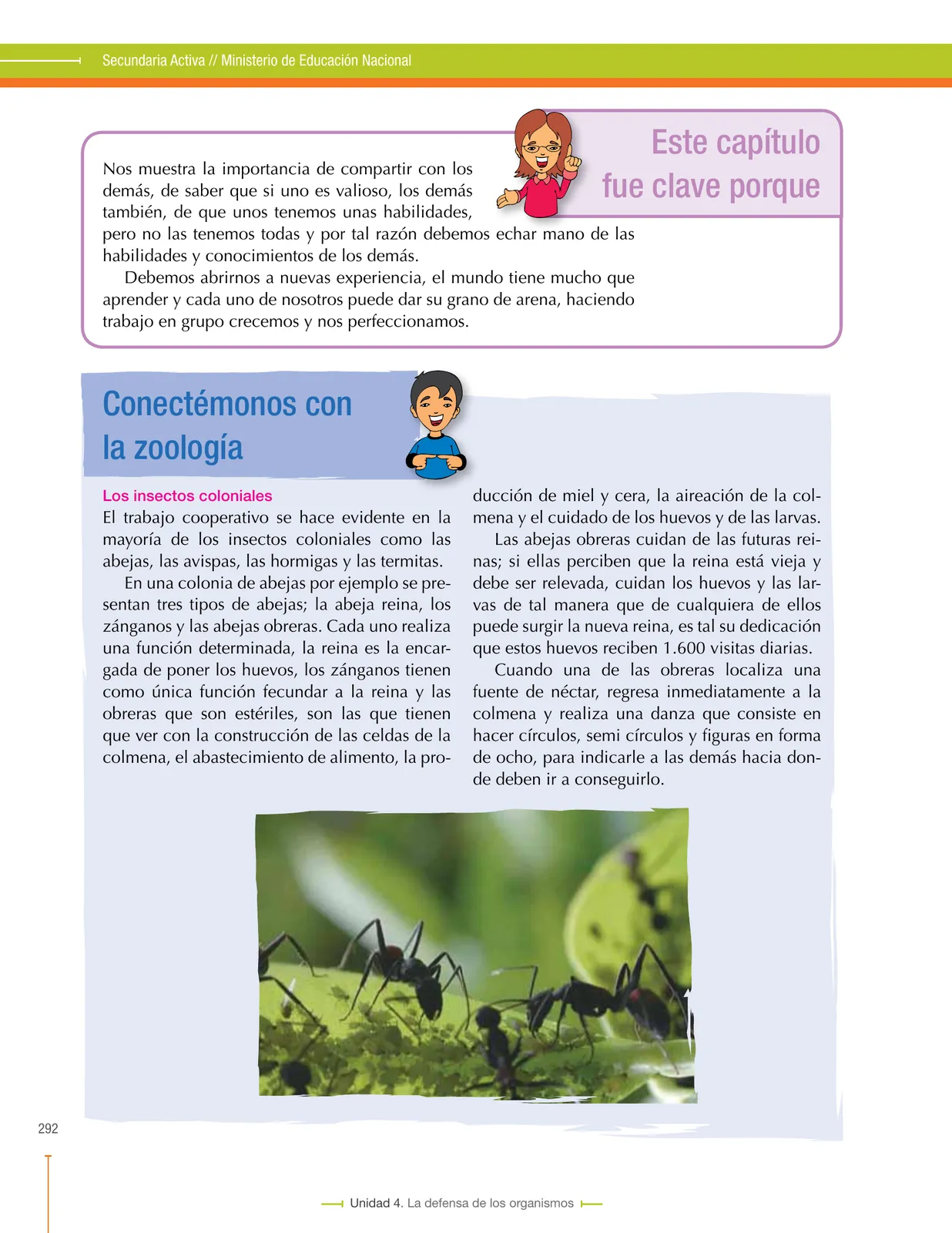 Miniatura página 292 de Ciencias Naturales 8° · Secundaria Activa