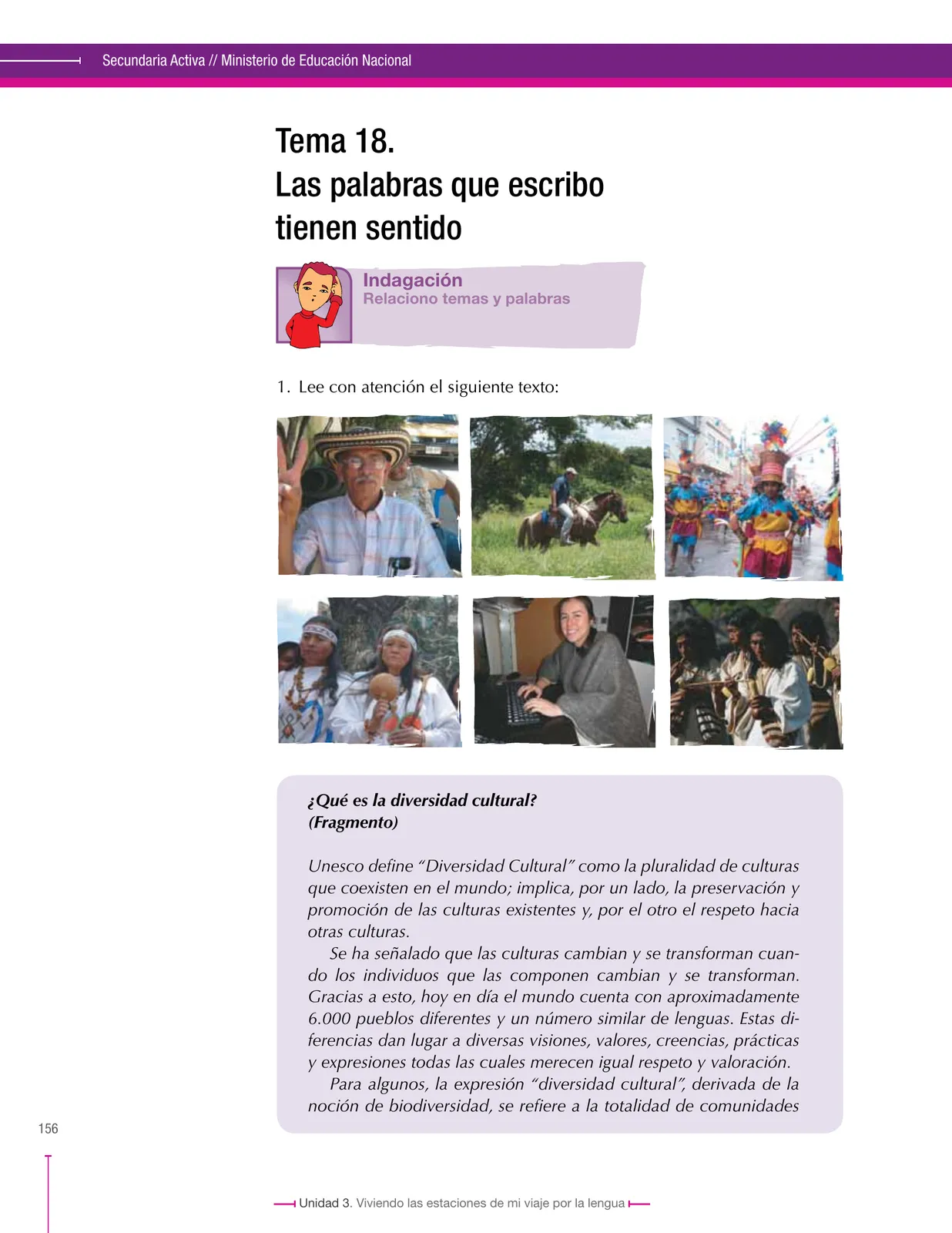 Página 156 de Lenguaje 7° · Secundaria Activa