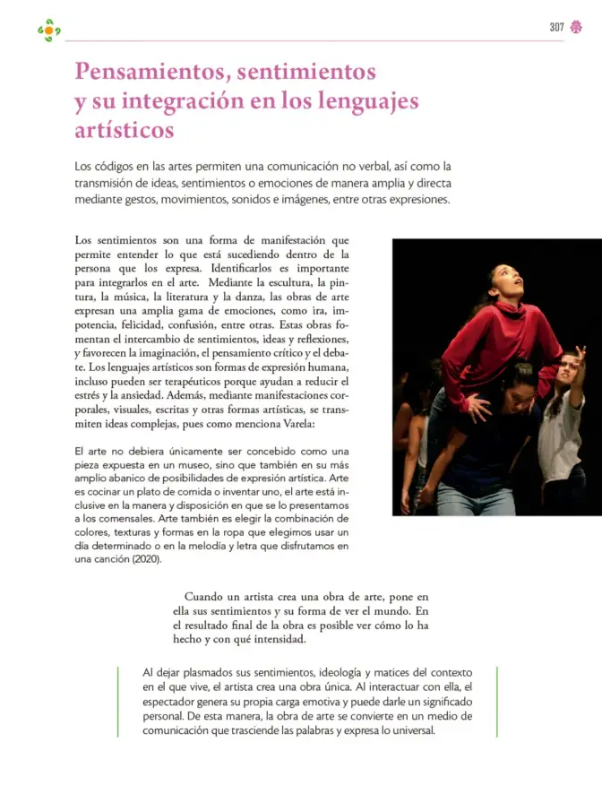 Página 308 de Colección Ximhai. Lenguajes. Libro de Educación Secundaria Grado 1° Ciclo Escolar 2025 - 2026