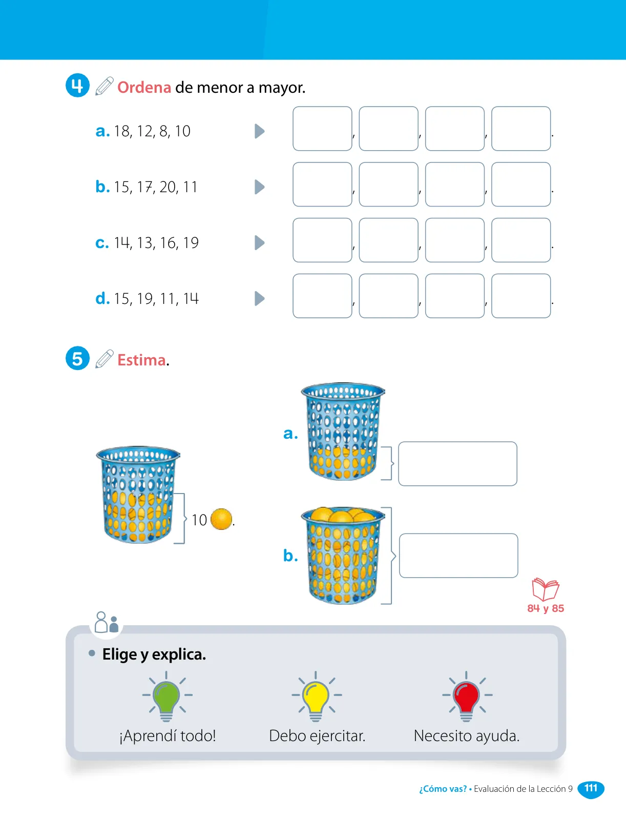 Página 113 de Matemática – Primero Básico | Texto del Estudiante MINEDUC – Descargar PDF · 2024