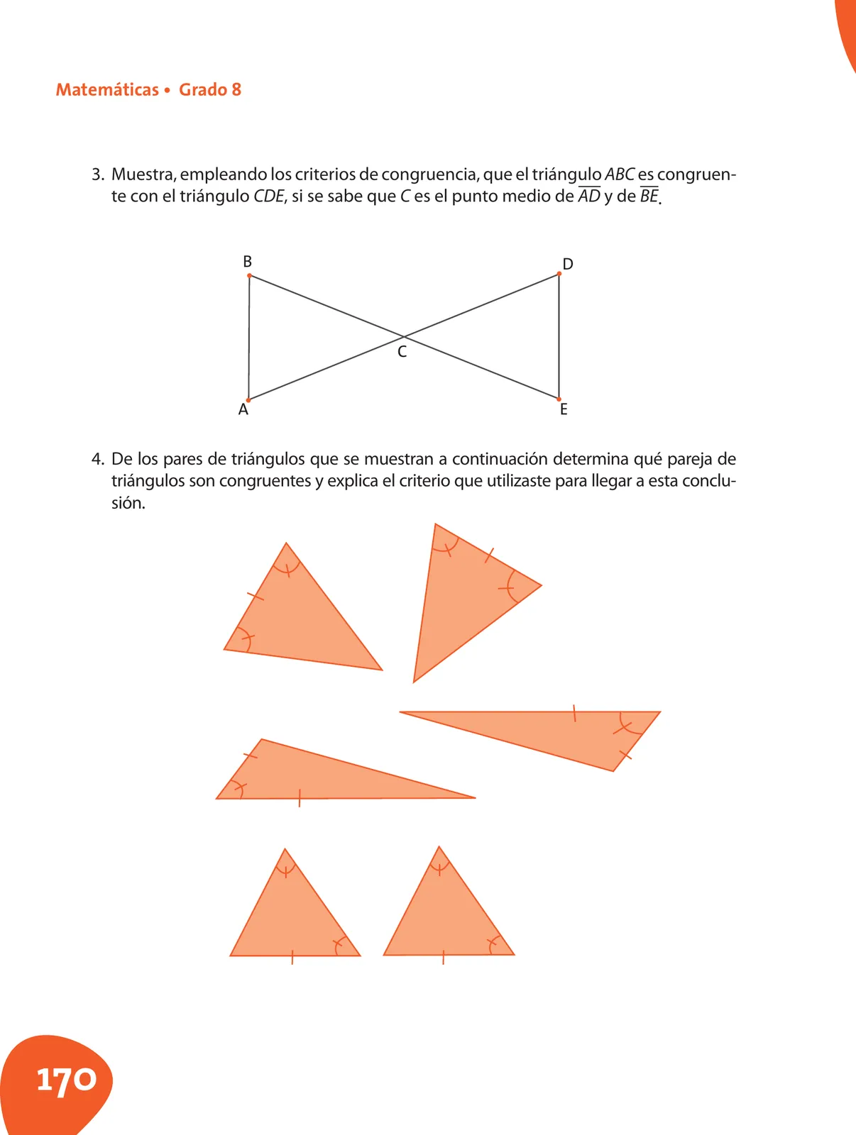 Página 171 de Matematica 8° · Postprimaria