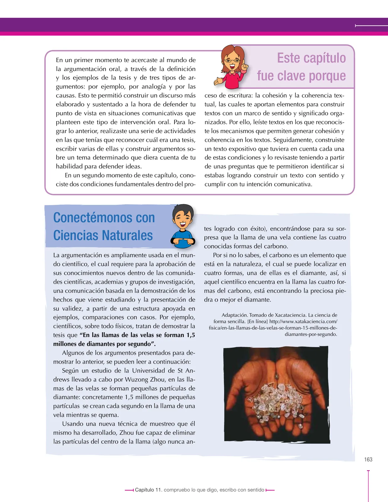 Página 163 de Lenguaje 7° · Secundaria Activa