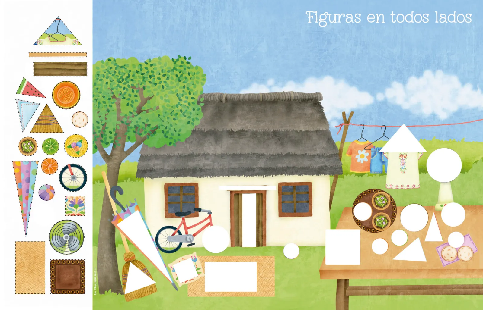Página 42 de Jugar e imaginar con mi material manipulable de Preescolar. Libro de Educación Preescolar Grado 1° Ciclo Escolar 2025 - 2026