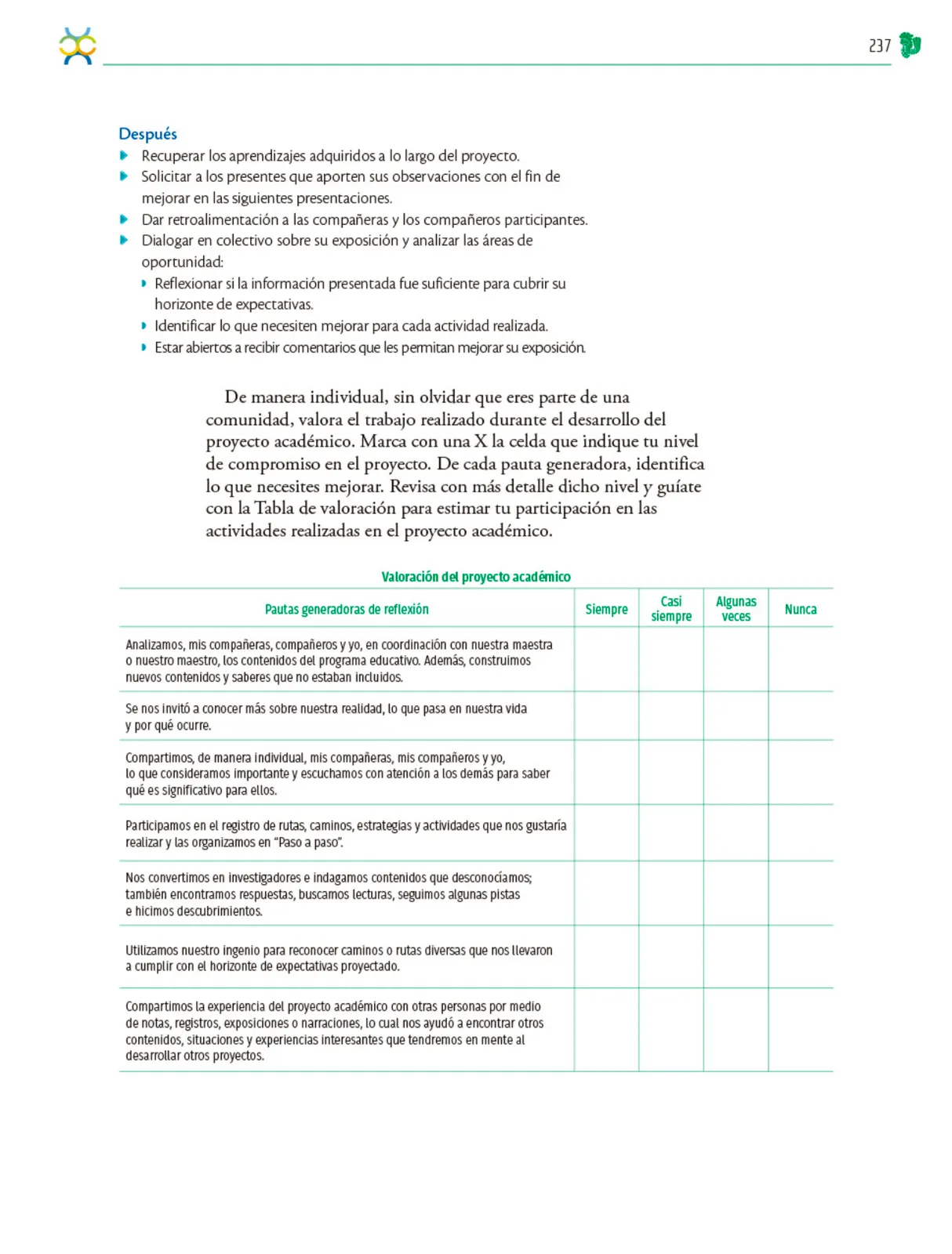 Página 238 de Colección Nanahuatzin. Nuestro libro de Proyectos. Tomo II. Libro de Educación Telesecundaria Grado 3° Ciclo Escolar 2025 - 2026