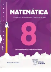 Portada de Matemática · 8 EGB · 2025