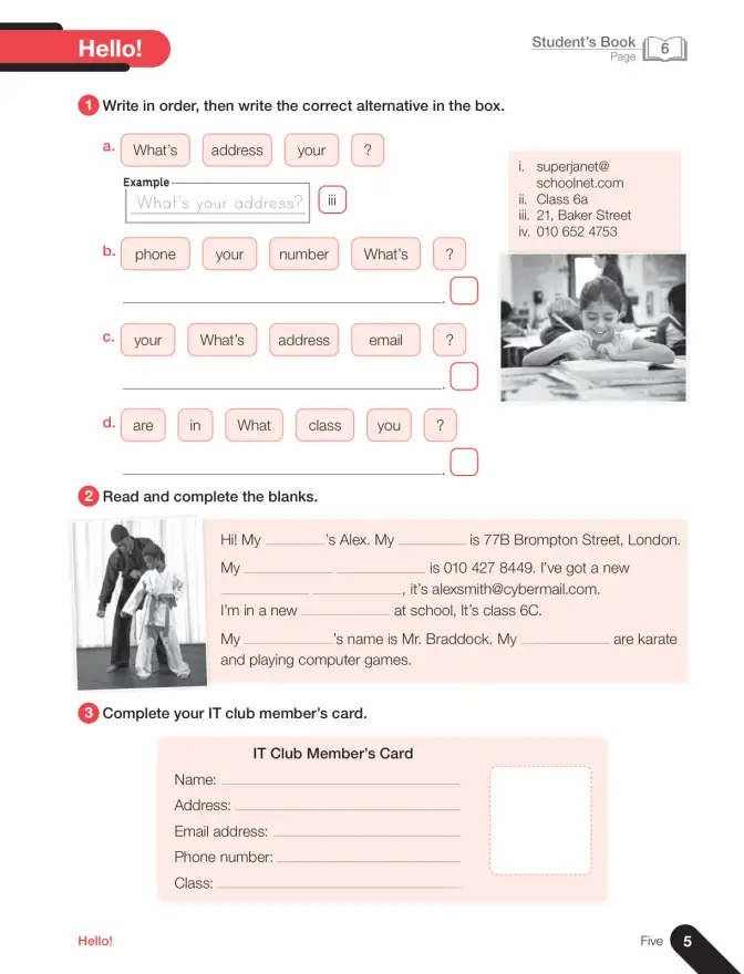 Página 7 de Inglés – Sexto Básico | Activity Book MINEDUC – Descargar PDF · 2023