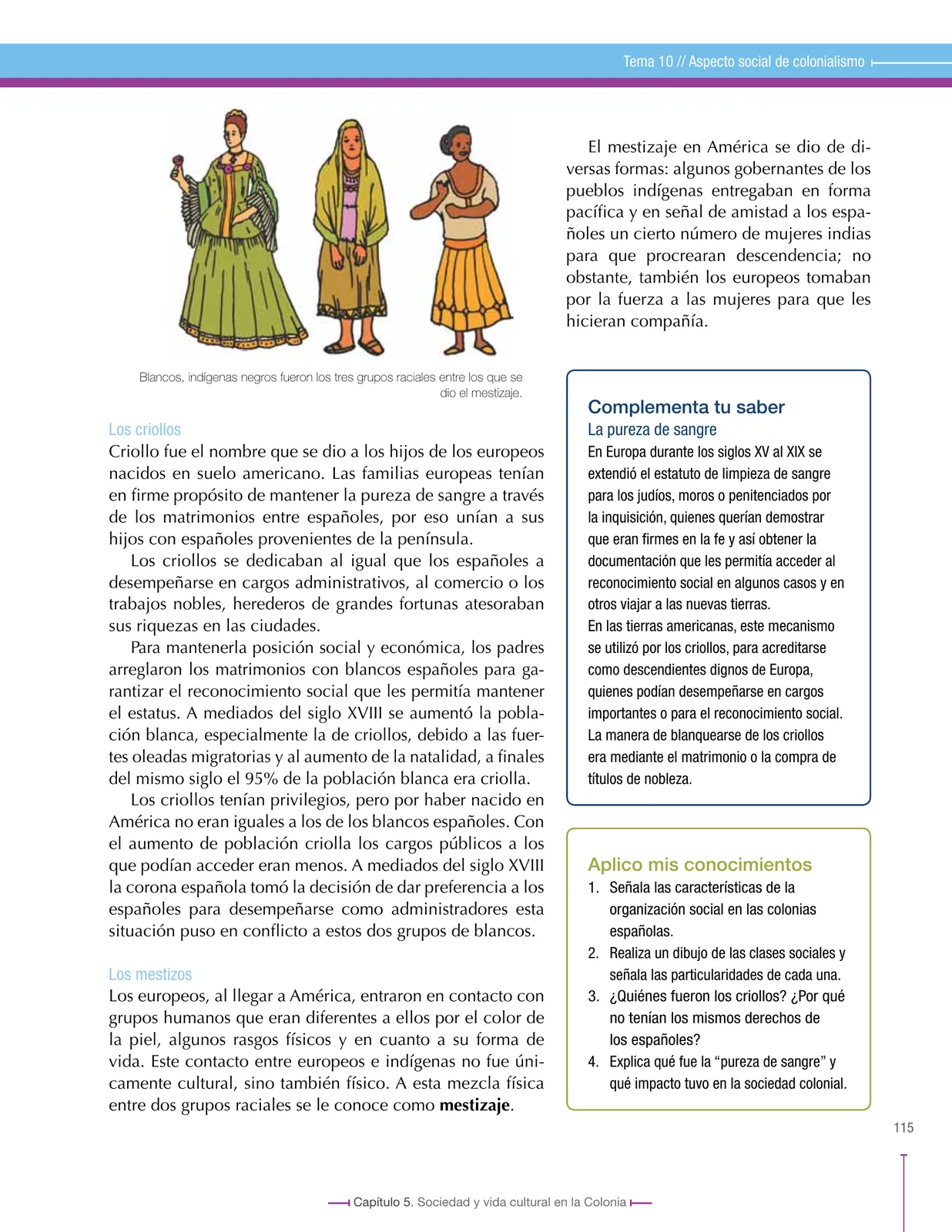 Página 115 de Ciencias Sociales 8° · Secundaria Activa