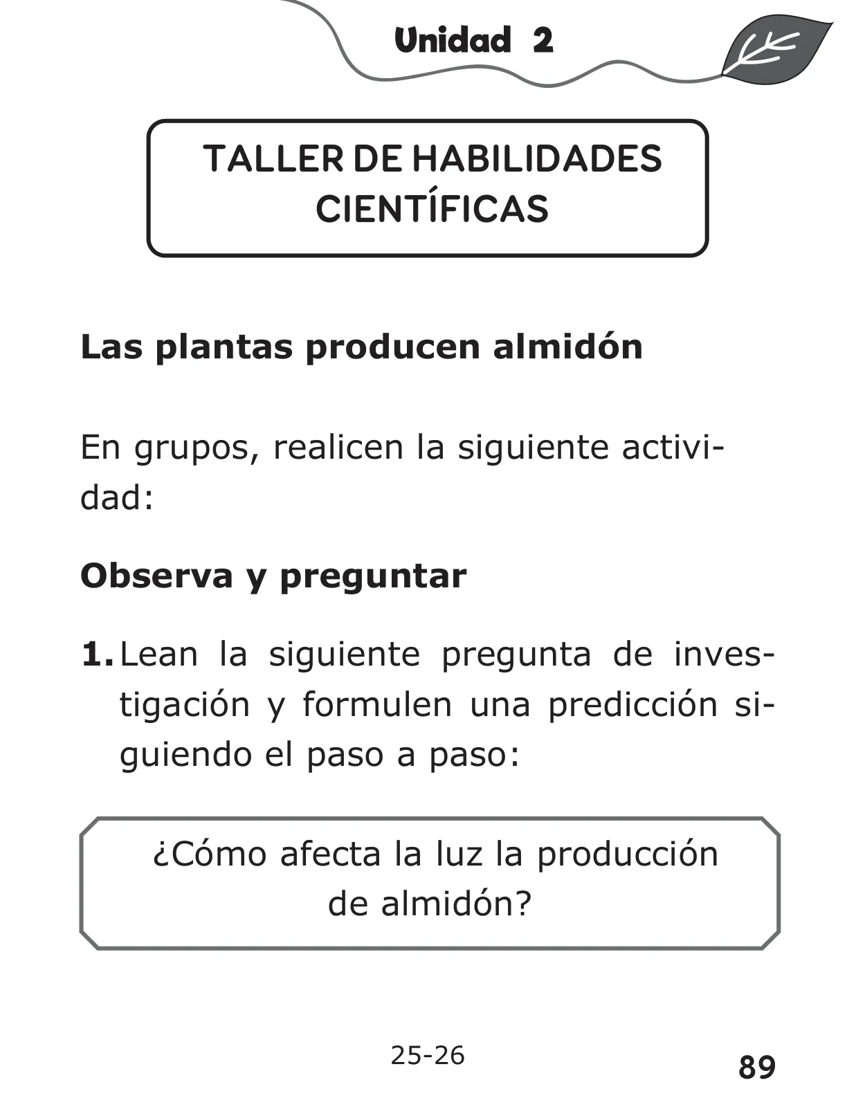 Página 89 de Libro de Ciencias Naturales – Quinto Básico | Texto del Estudiante MINEDUC – Descargar PDF · 2024