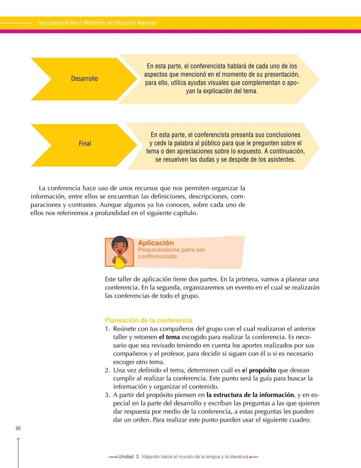 Página 90 de Lenguaje 7° · Secundaria Activa