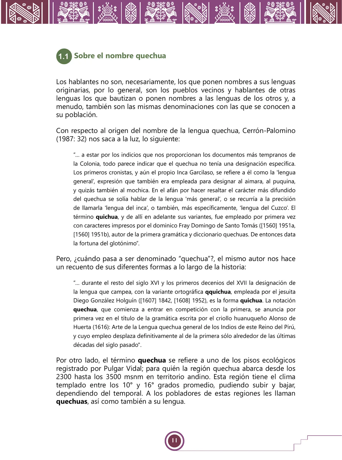 Página 13 de Urin Qichwa Qillqay Yachana Mayt'u = Manual de escritura quechua sureño · 2021