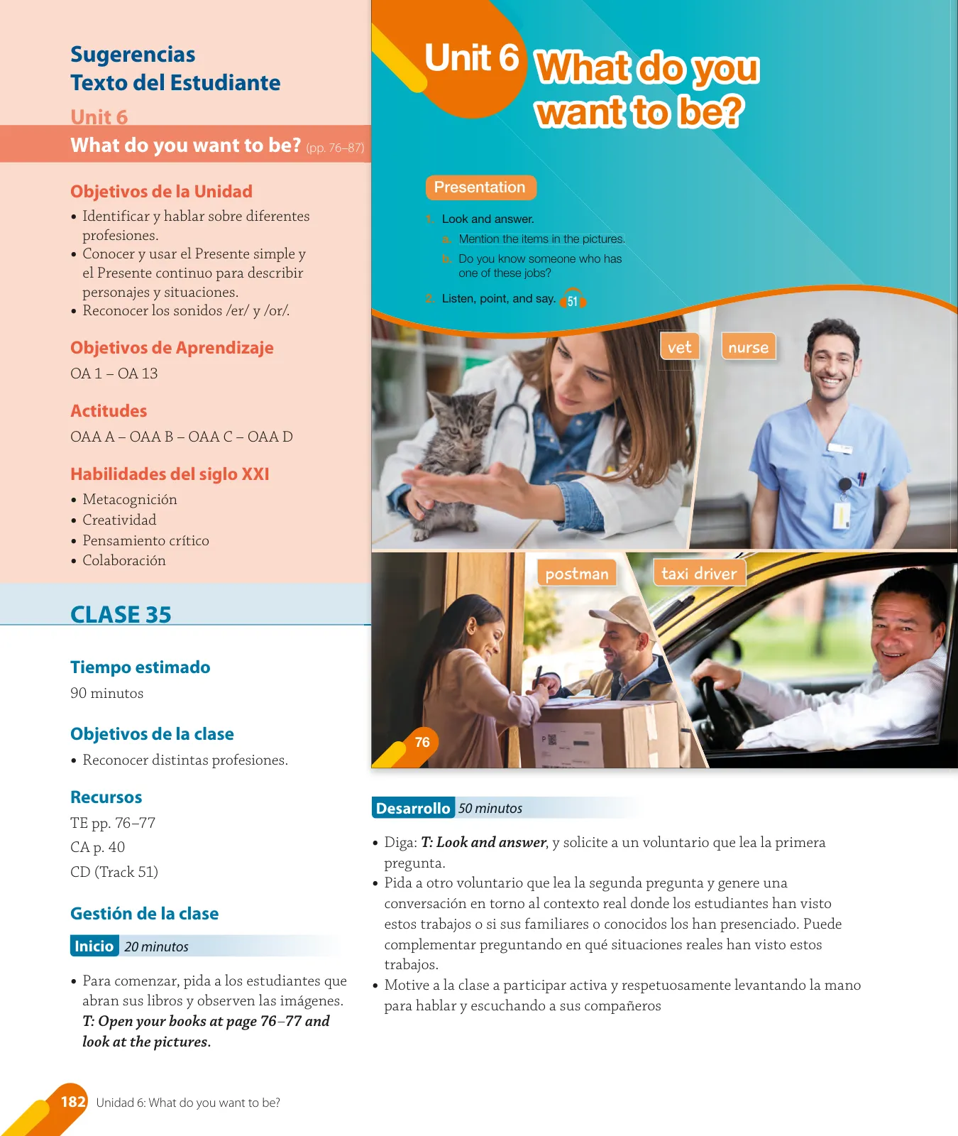 Miniatura página 46 de Inglés – Quinto Básico | Texto del Estudiante MINEDUC – Descargar PDF · 2024