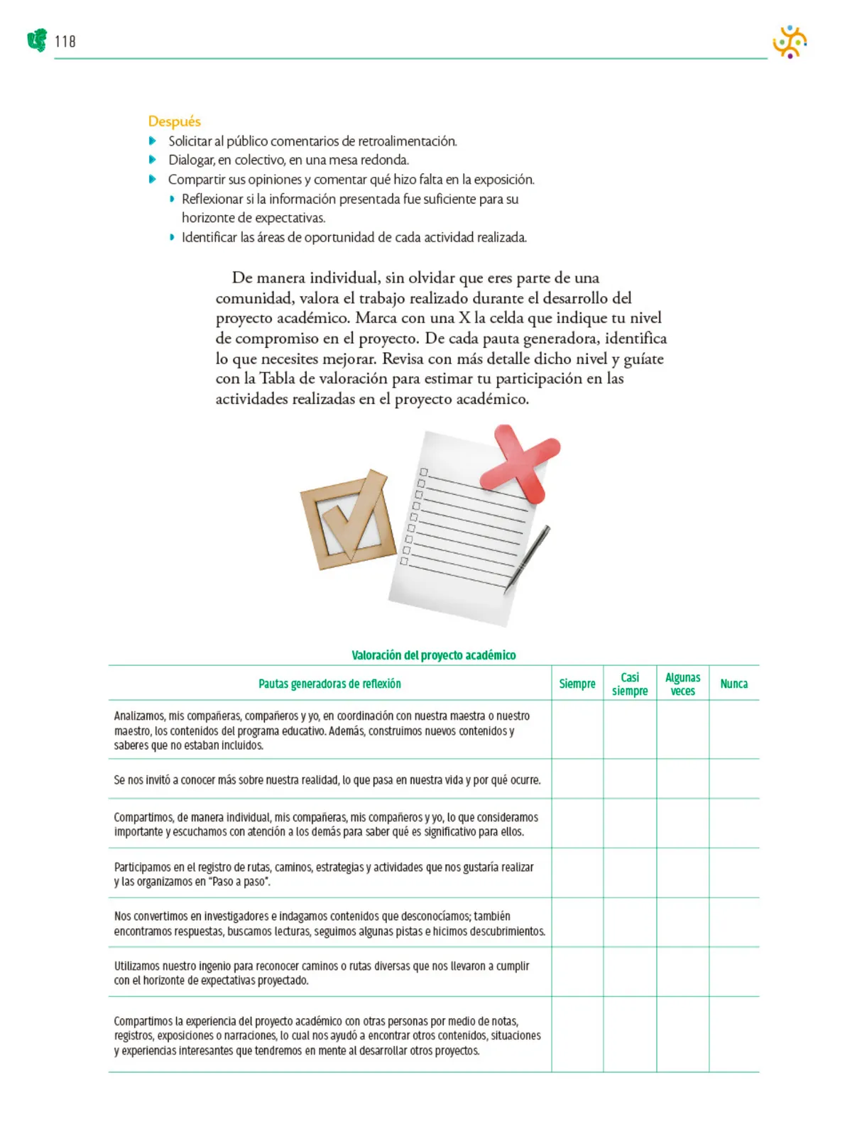 Página 119 de Colección Sk´asolil. Nuestro libro de Proyectos.  Tomo III.  Libro de Educación Telesecundaria Grado 2°  Ciclo Escolar 2025 - 2026