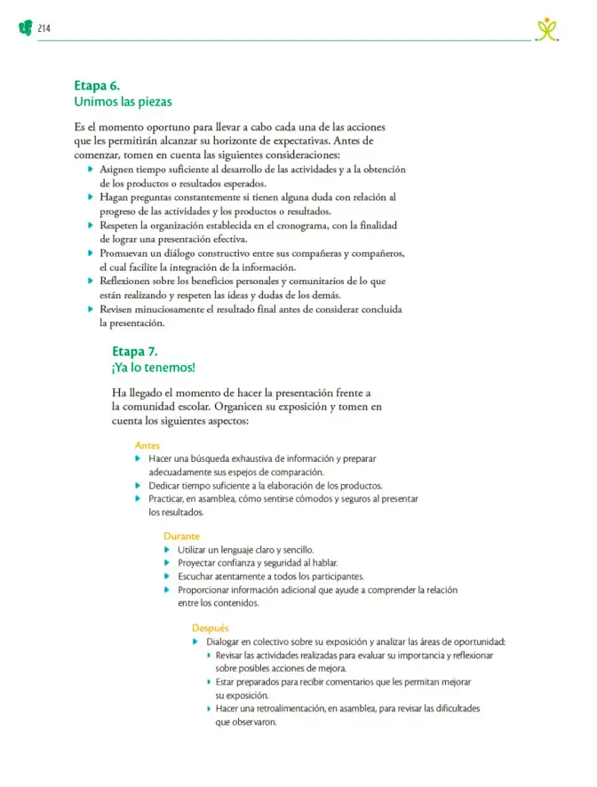 Página 215 de Colección Sk´asolil. Nuestro libro de Proyectos. Tomo III. Libro de Educación Telesecundaria Grado 2° Ciclo Escolar 2025 - 2026