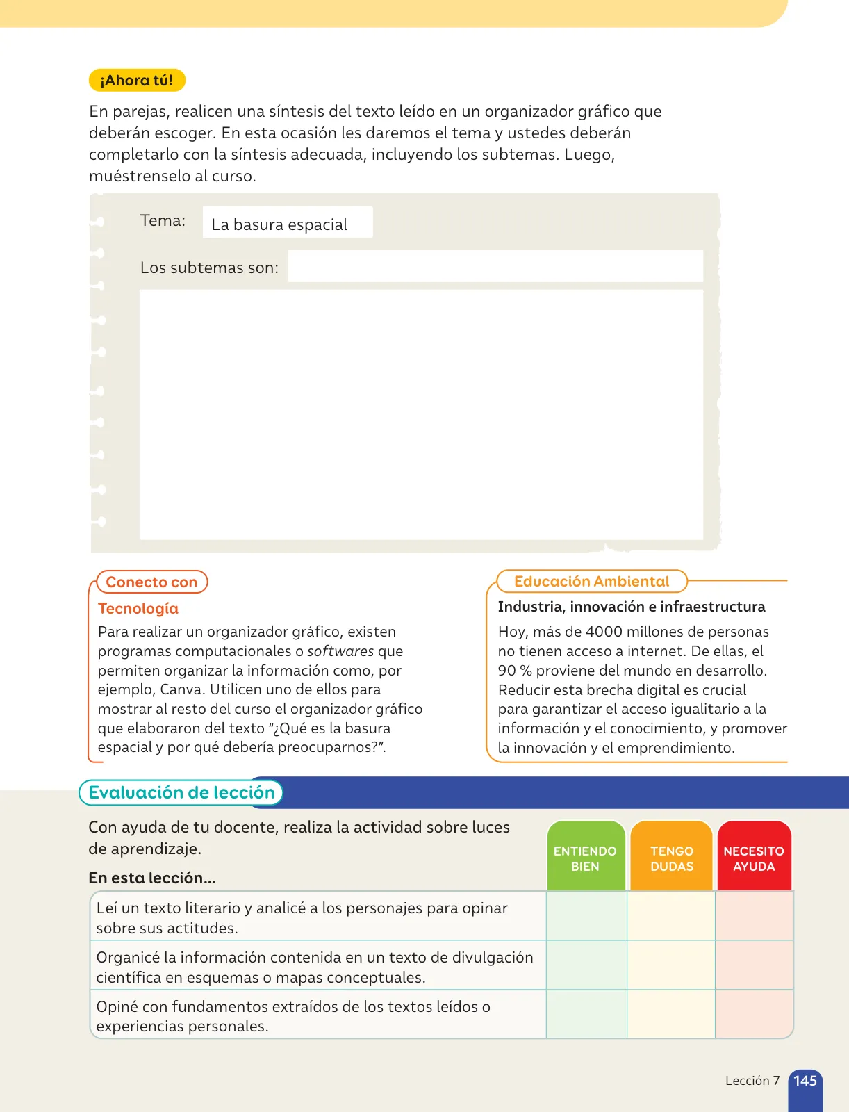 Página 147 de Lenguaje y Comunicación – Sexto Básico | Texto del Estudiante MINEDUC – Descargar PDF · 2024