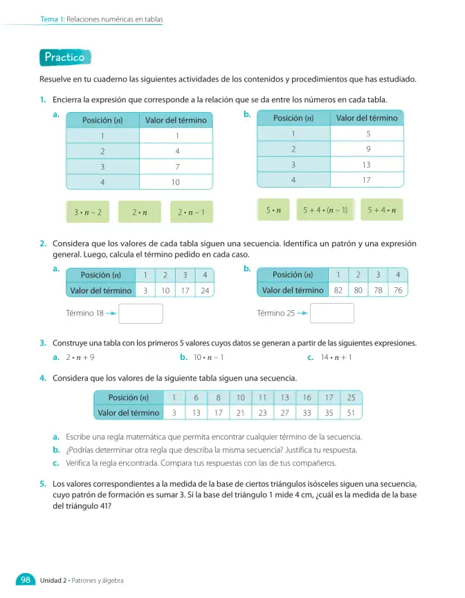 Página 190 de Matemática – Sexto Básico | Texto del Estudiante MINEDUC – Descargar PDF · 2024
