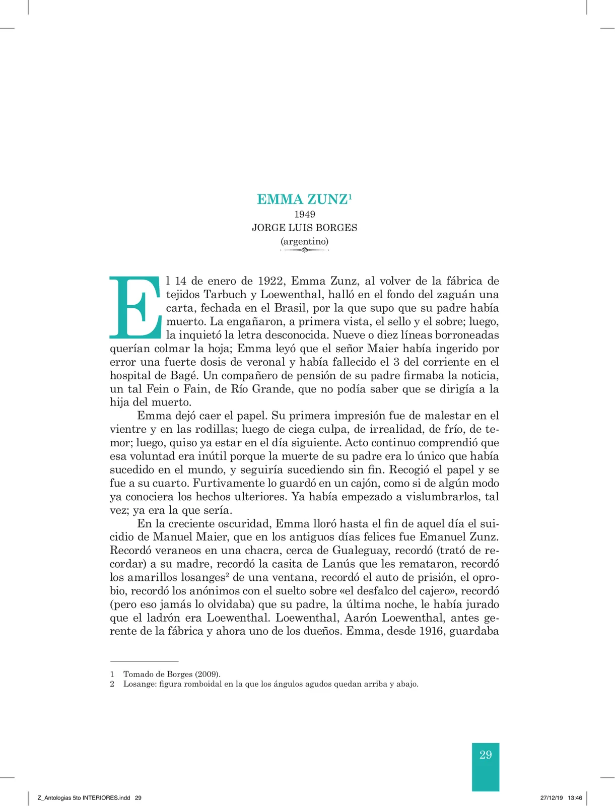 Miniatura página 31 de Antología literaria 5 · 2019