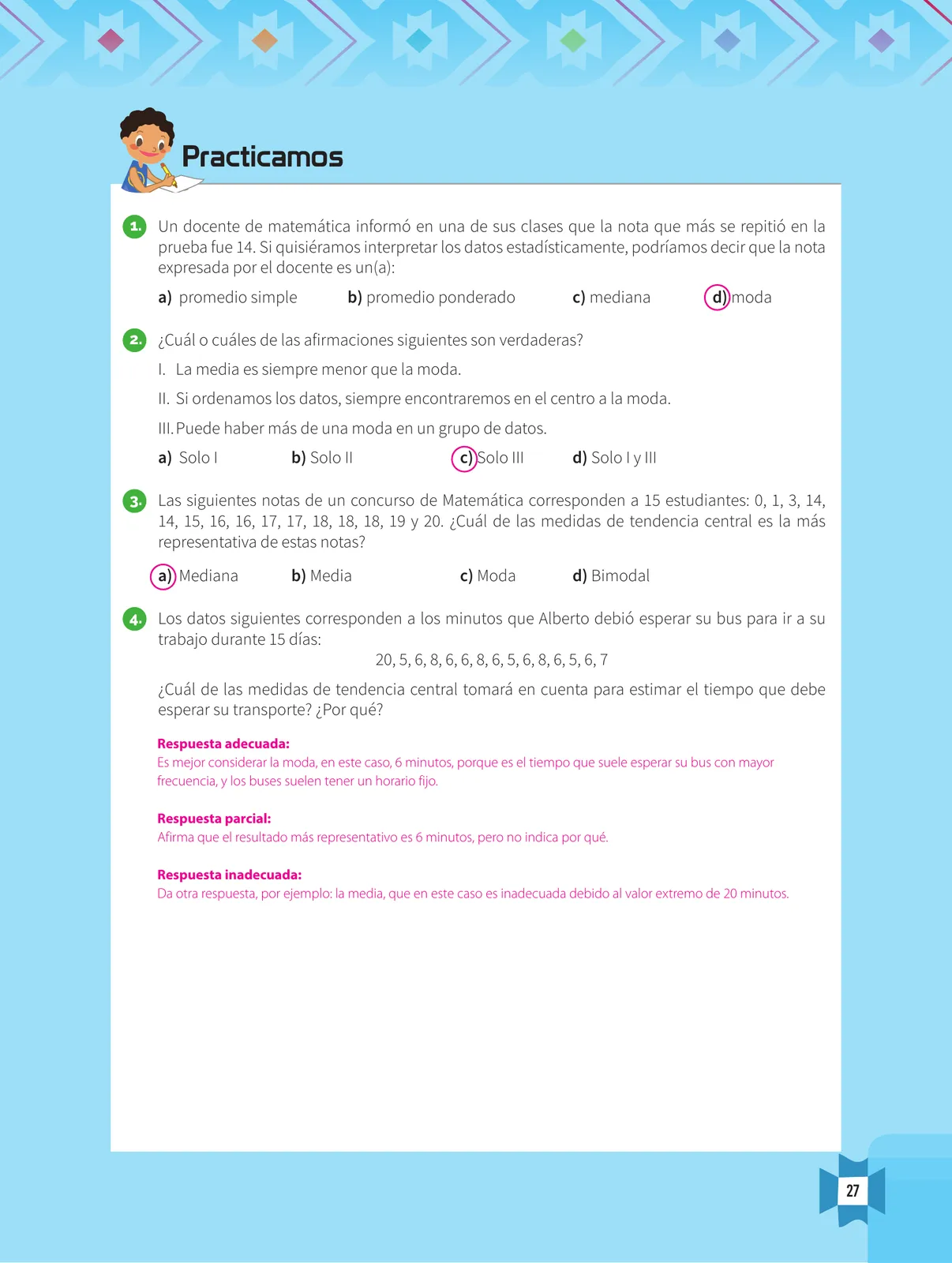 Miniatura página 29 de Resolvamos problemas 1 : manual para el docente 2018 · 2018