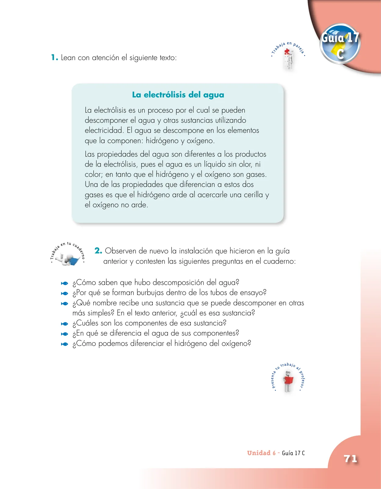 Página 71 de Ciencias Naturales 4° · Cartilla 02