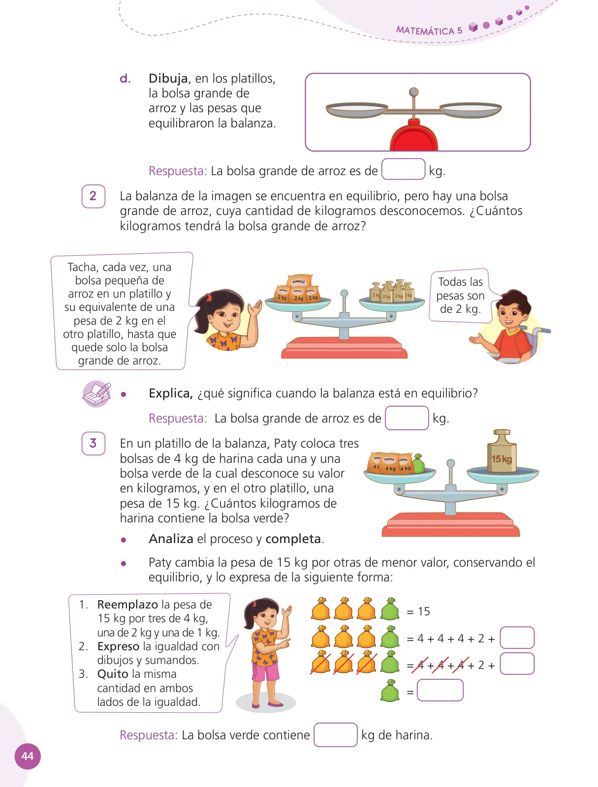 Página 46 de Cuadernillo de Matemática 5, quinto grado de Primaria · 2023