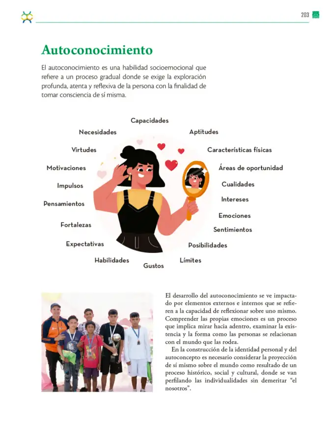 Página 204 de Colección Ximhai. De lo humano y lo comunitario. Libro de Educación Telesecundaria Grado 1° Ciclo Escolar 2025 - 2026