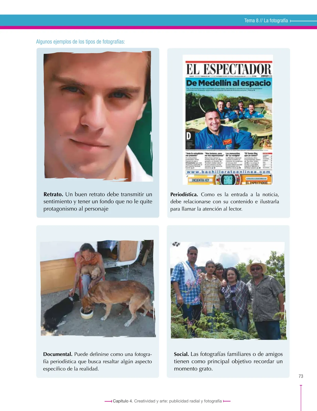 Miniatura página 73 de Lenguaje 9° · Secundaria Activa