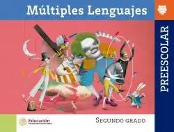 Página de Múltiples lenguajes. Libro de Educación Preescolar Grado 2° Ciclo Escolar 2025 - 2026