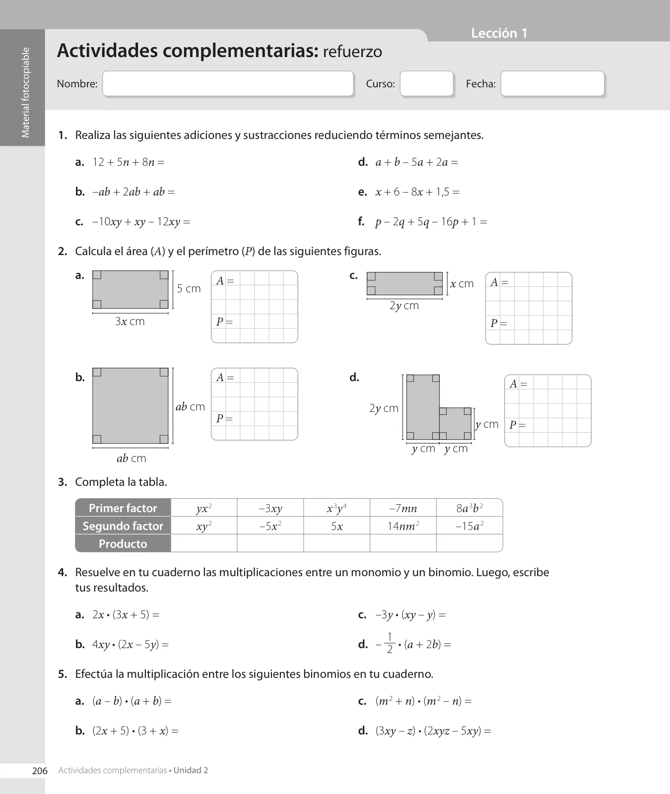 Página 208 de Matemática – Octavo Básico | Texto del Estudiante MINEDUC – Descargar PDF · 2024
