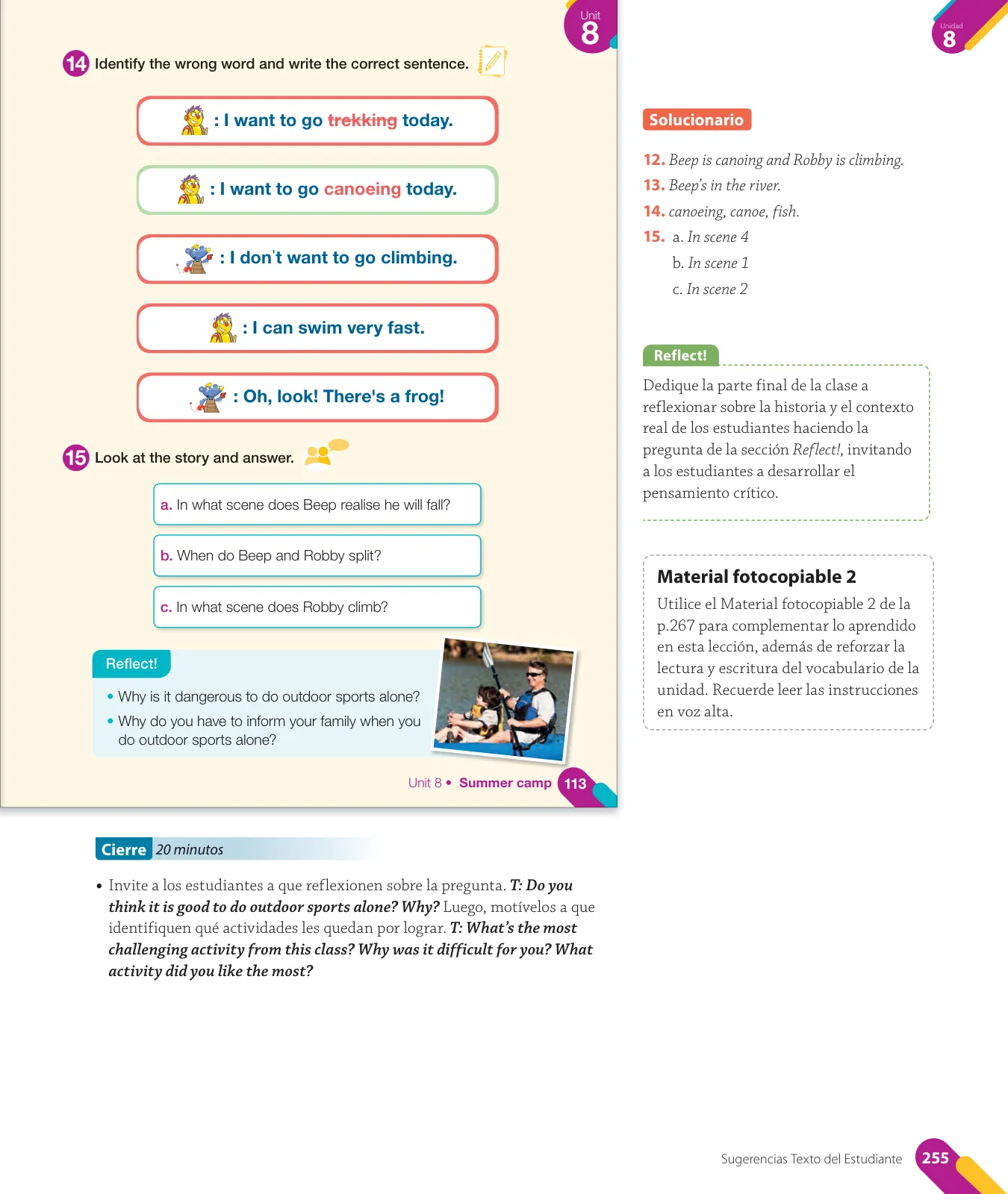 Página 119 de Inglés – Cuarto Básico | Texto del Estudiante MINEDUC – Descargar PDF · 2024