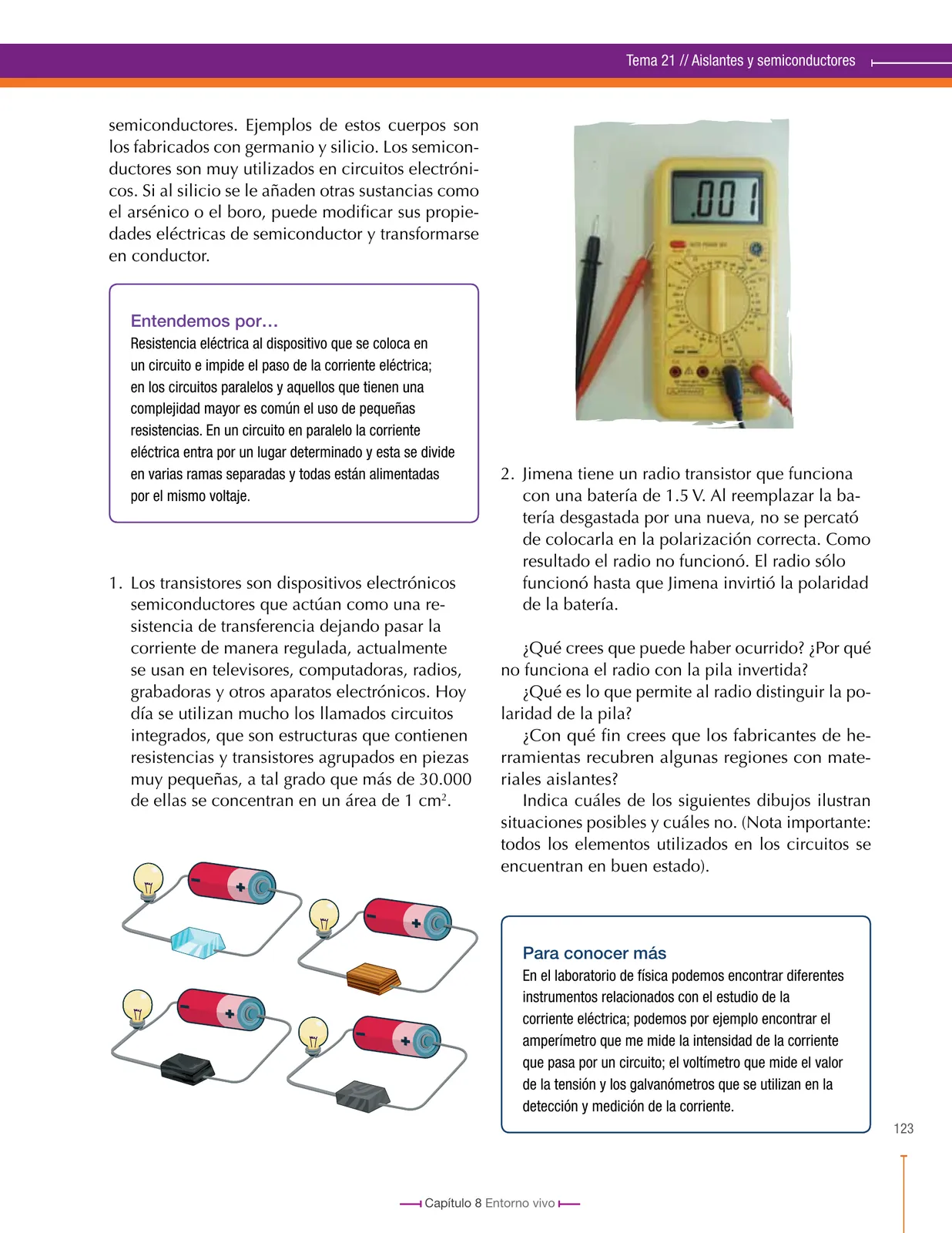 Miniatura página 123 de Ciencias Naturales 8° · Secundaria Activa